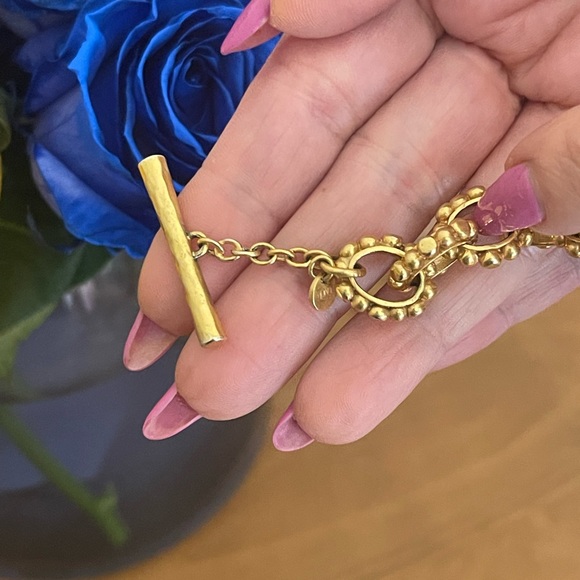 Julie Vos Bracelet 24K Gold Plate EUC SOLD OUT EVERYWHERE - Picture 3 of 3